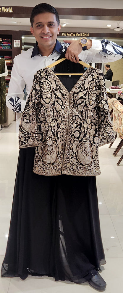 Black Plazo Suit RM39165