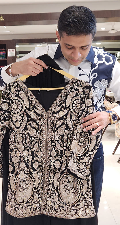 Black Plazo Suit RM39165