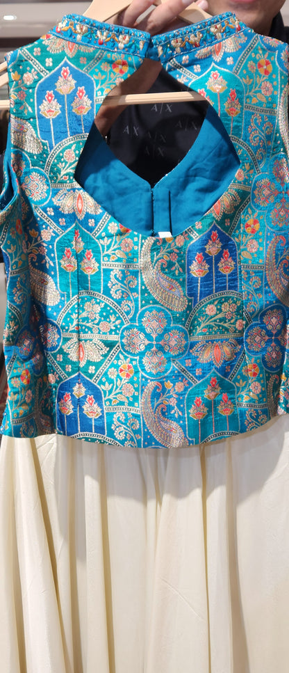 Blue Plazo Suit RM89134
