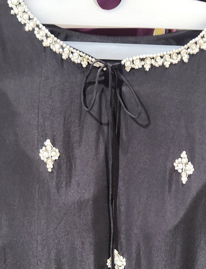 Black Palazzo Set SM6896