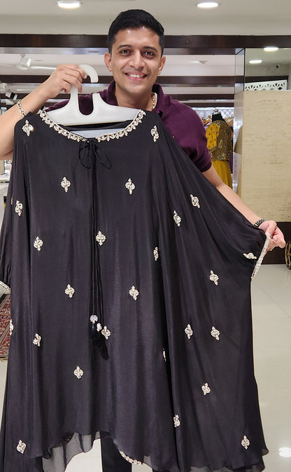 Black Palazzo Set SM6896