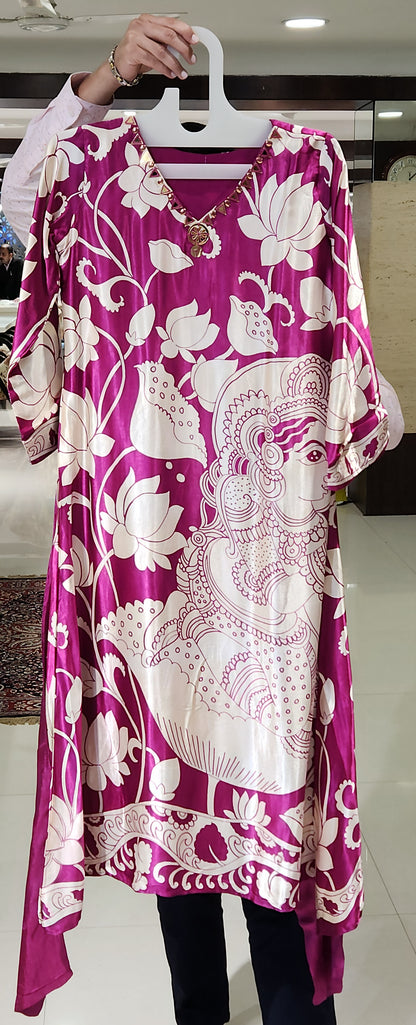 Pink kurti Pant Mym36168