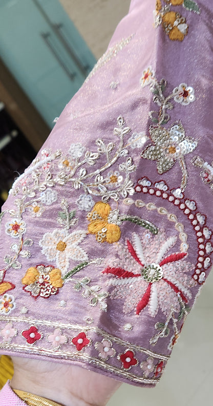 Lilac Anarkali Suit RJ4