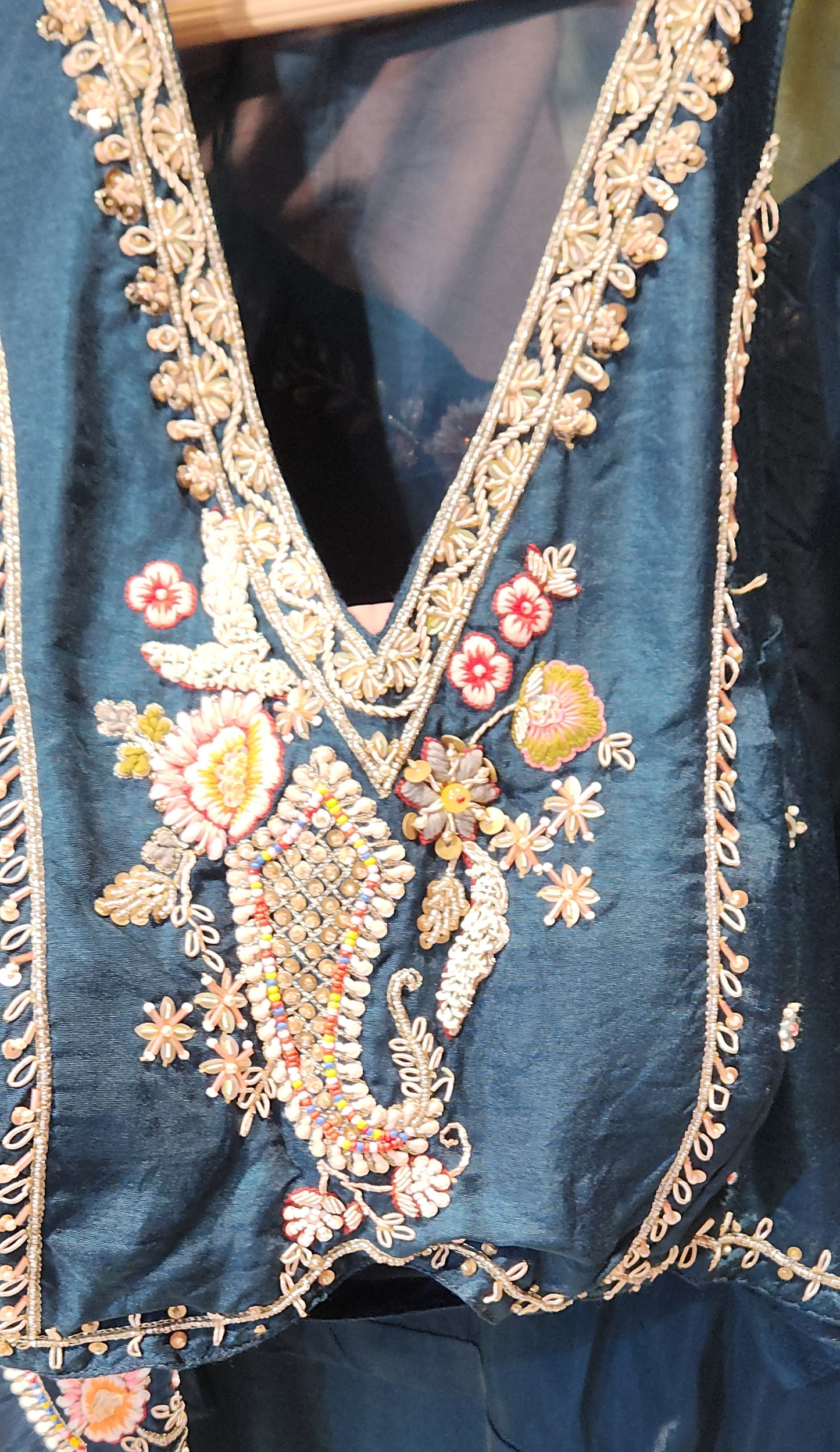 Blue Plazo Suit JMK1042
