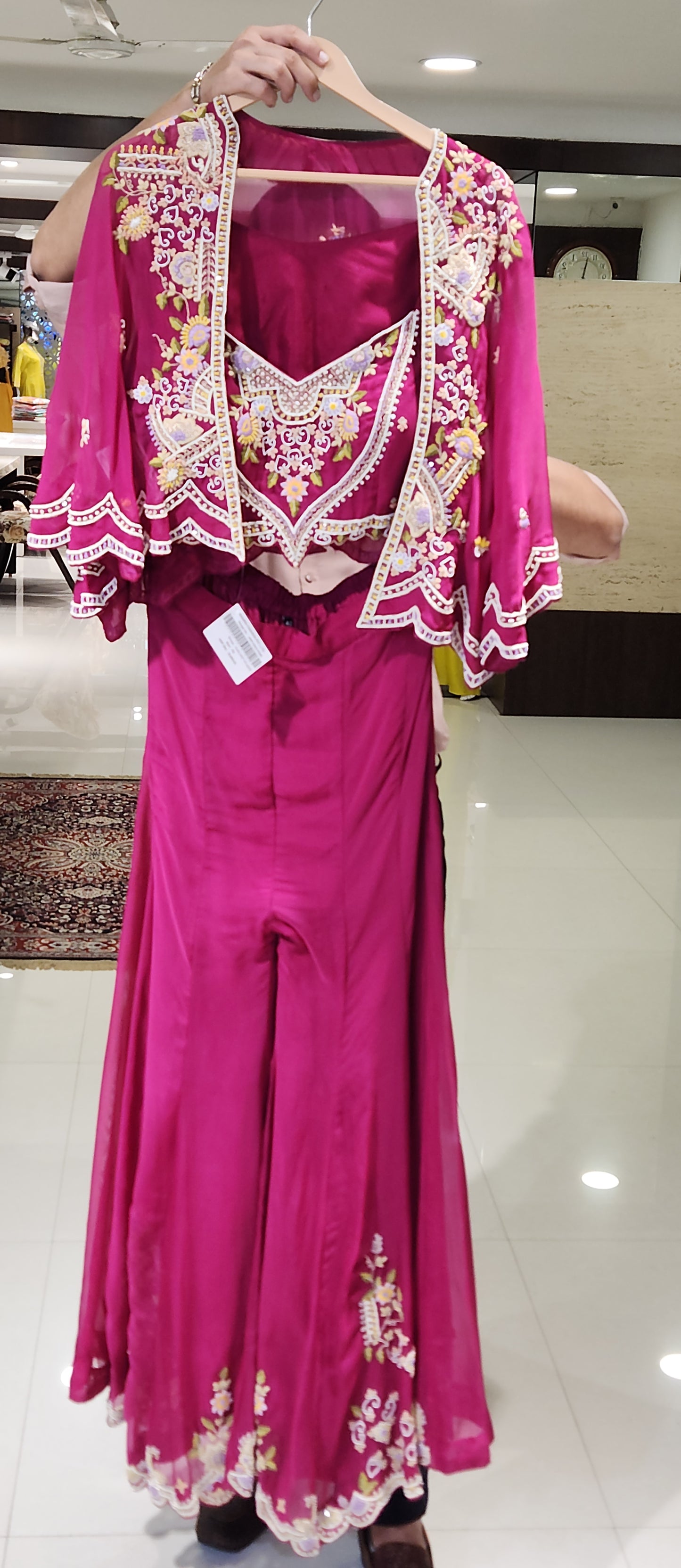 Pink Plazo Suit JMK1024