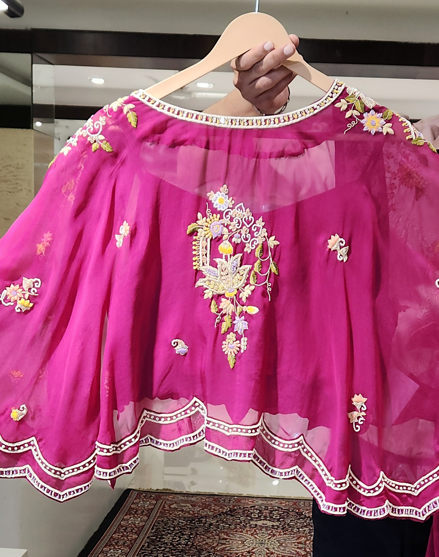 Pink Plazo Suit JMK1024