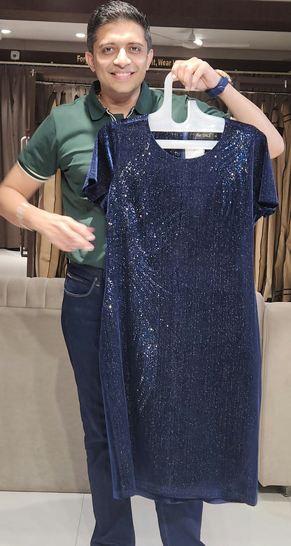 Blue Midi Dress KEMP4871