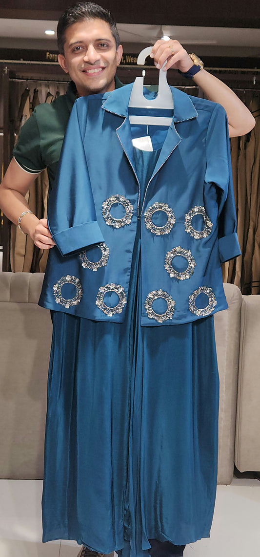 Blue Midi dress SMK3490