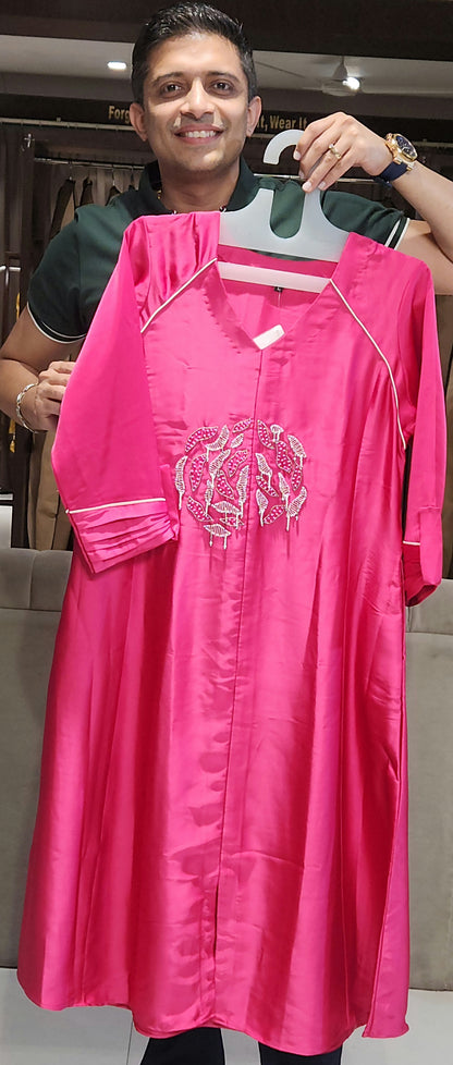 Pink Midi dress SMK3481