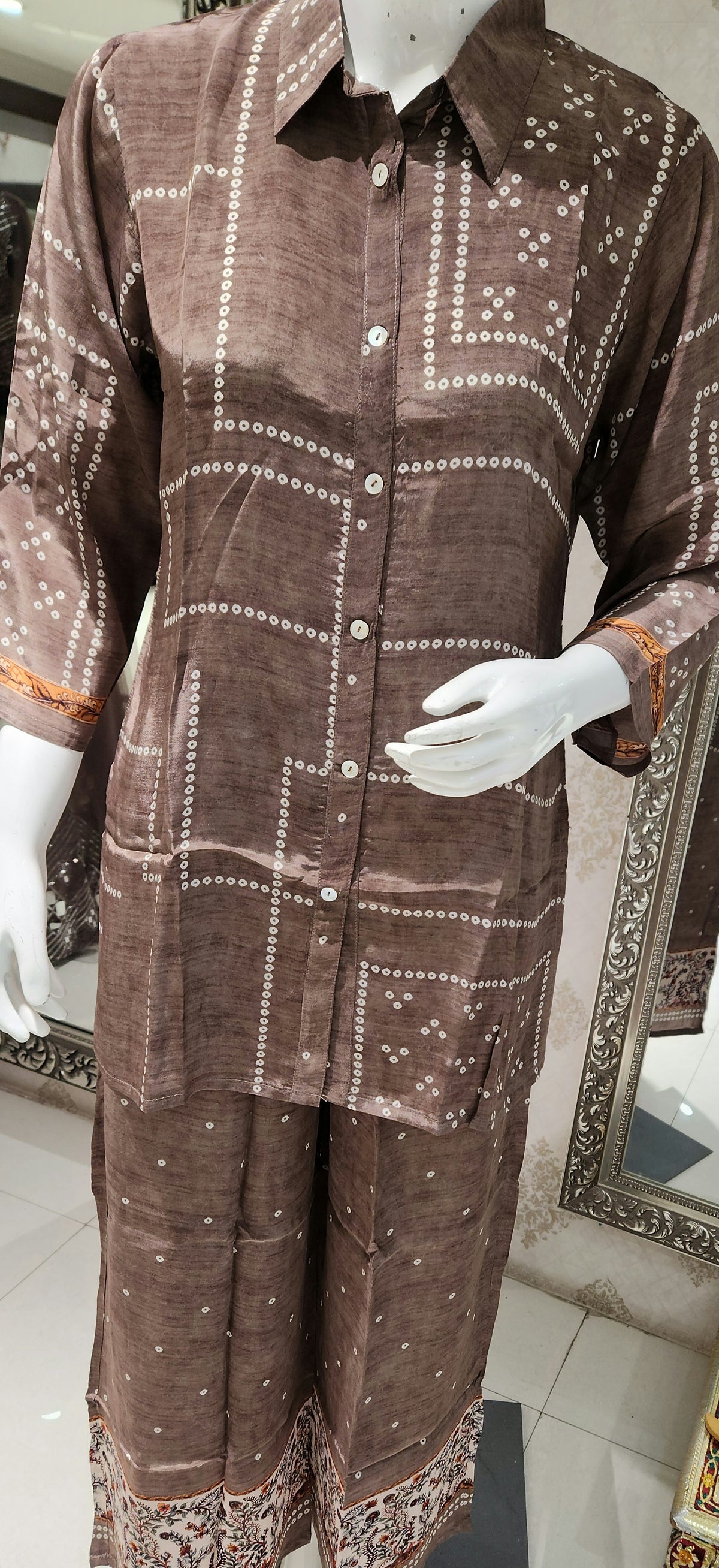 Brown Co Ord Set OM6964