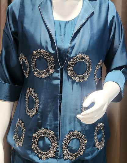 Blue Midi dress SMK3490