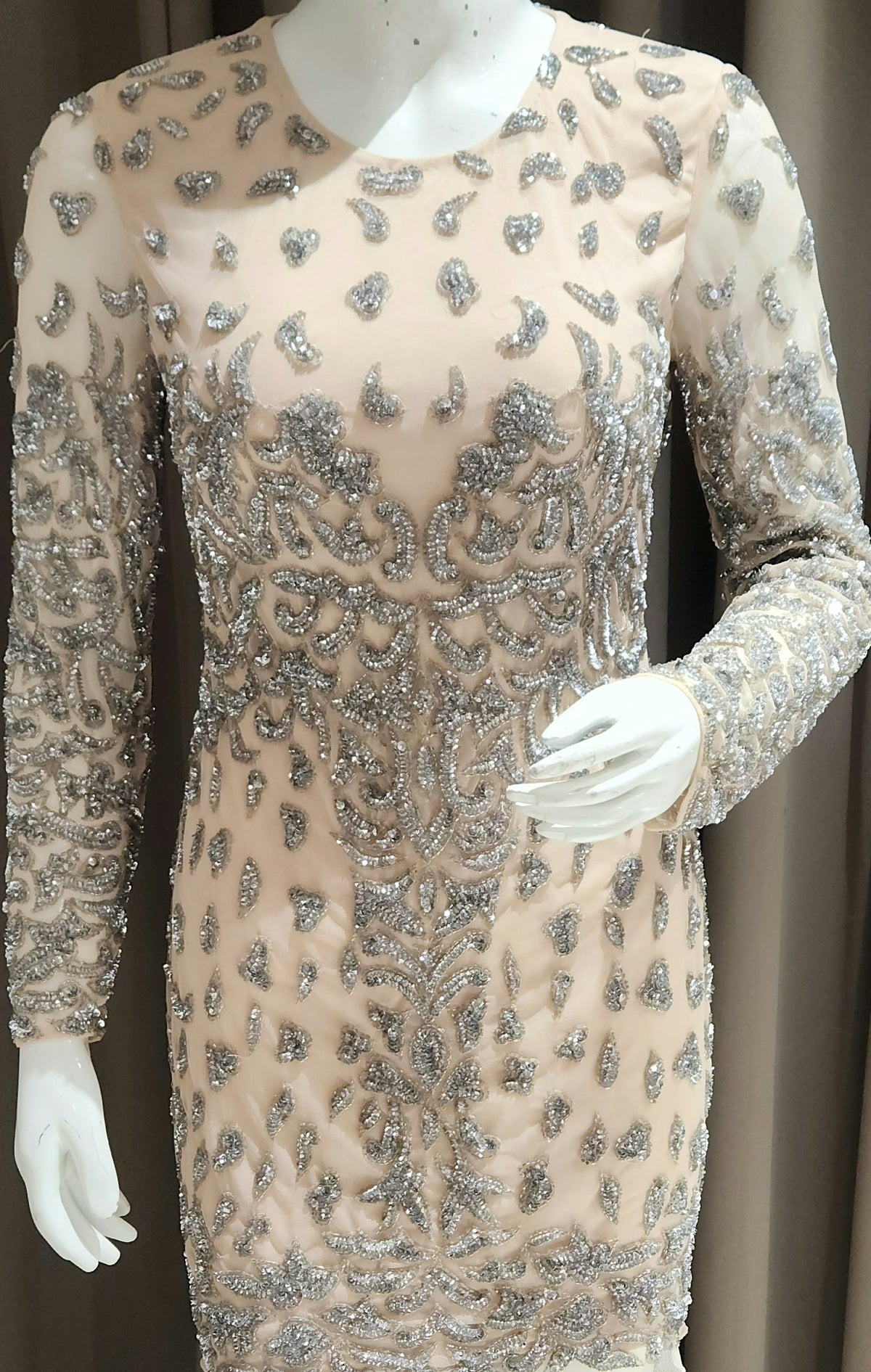 Beige Midi dress KSD07