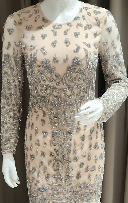 Beige Midi dress KSD07