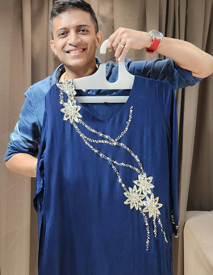 Blue Co ord set OK2191
