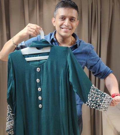 Green Co-ord Set OK4201