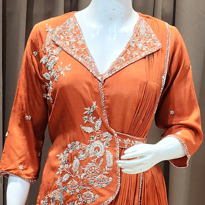 Orange Gown RCK7639
