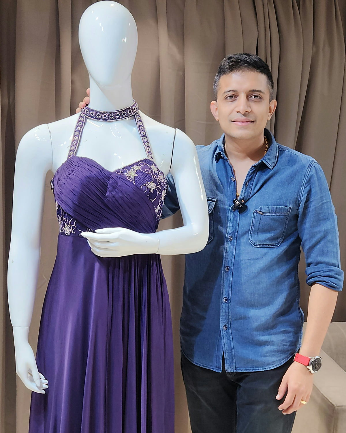 Purple Gown AM1559
