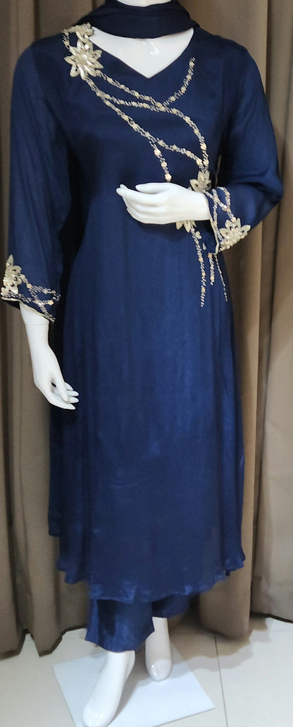 Blue Co ord set OK2191