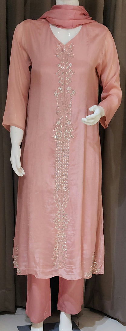 Peach Coord Set OKSAN4234