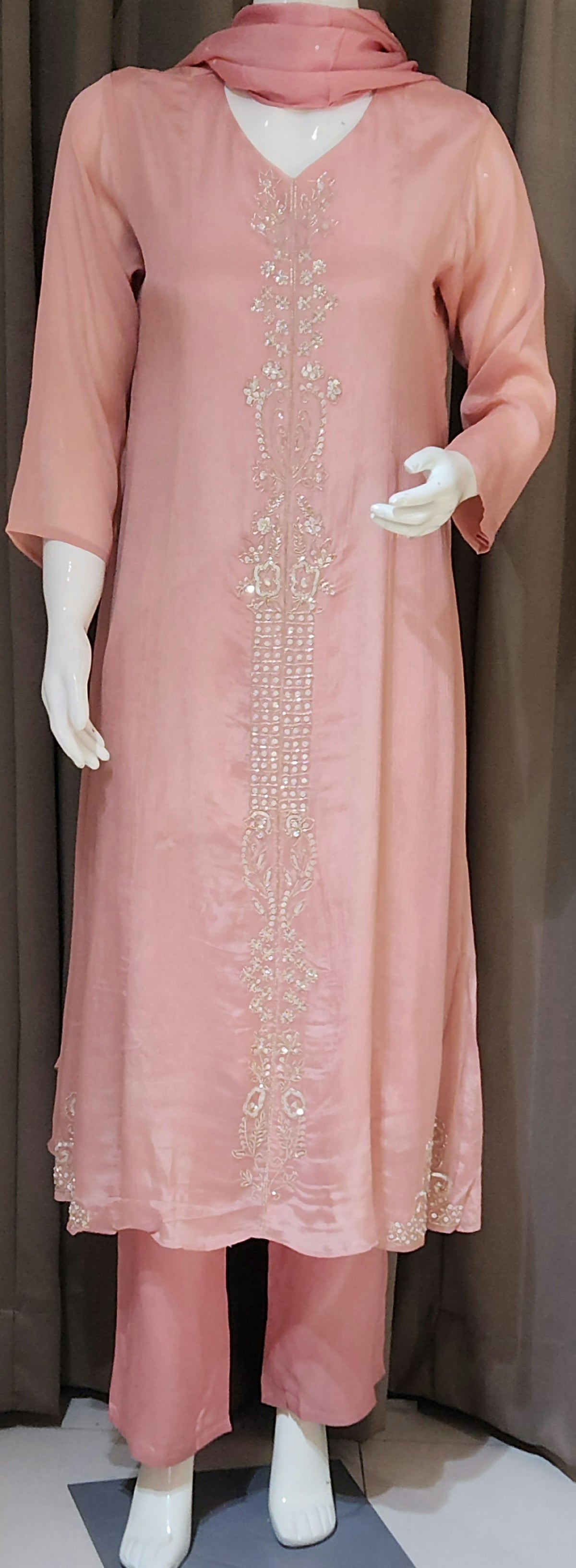 Peach Coord Set OKSAN4234