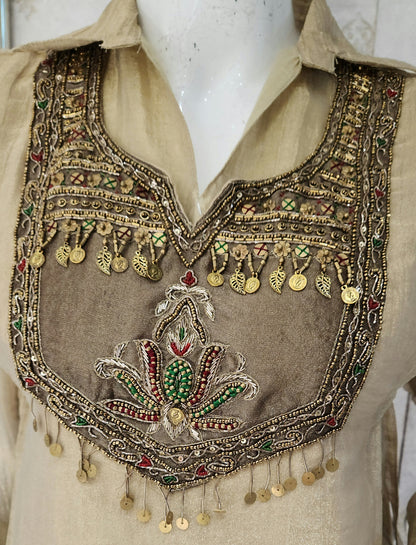 Gold Co ord Set BEDAM