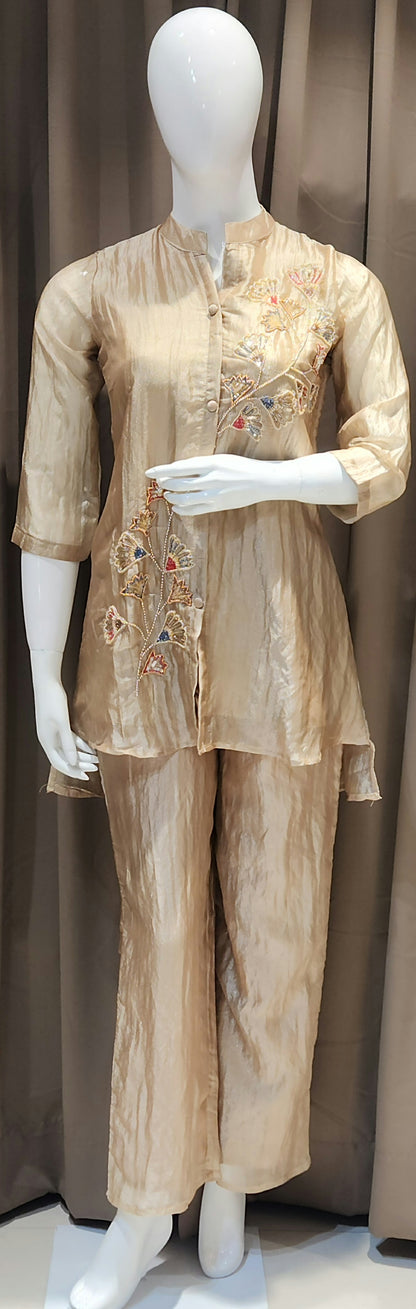 Gold Co Ord set DFM1821
