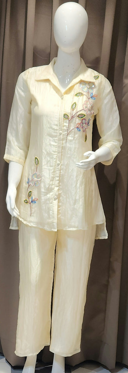 Ivory Co Ord SetDFM1816