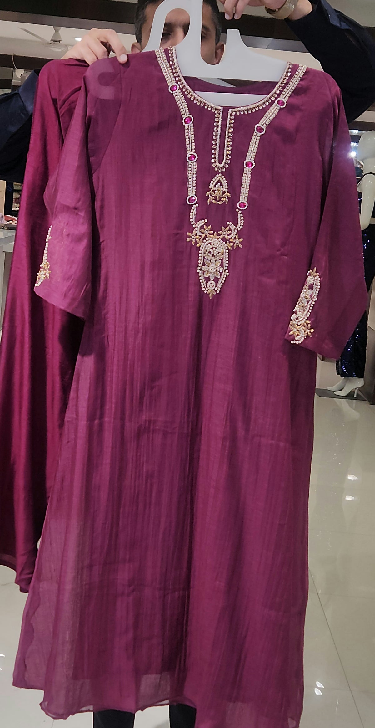 Wine Co-ord Set ACG5393