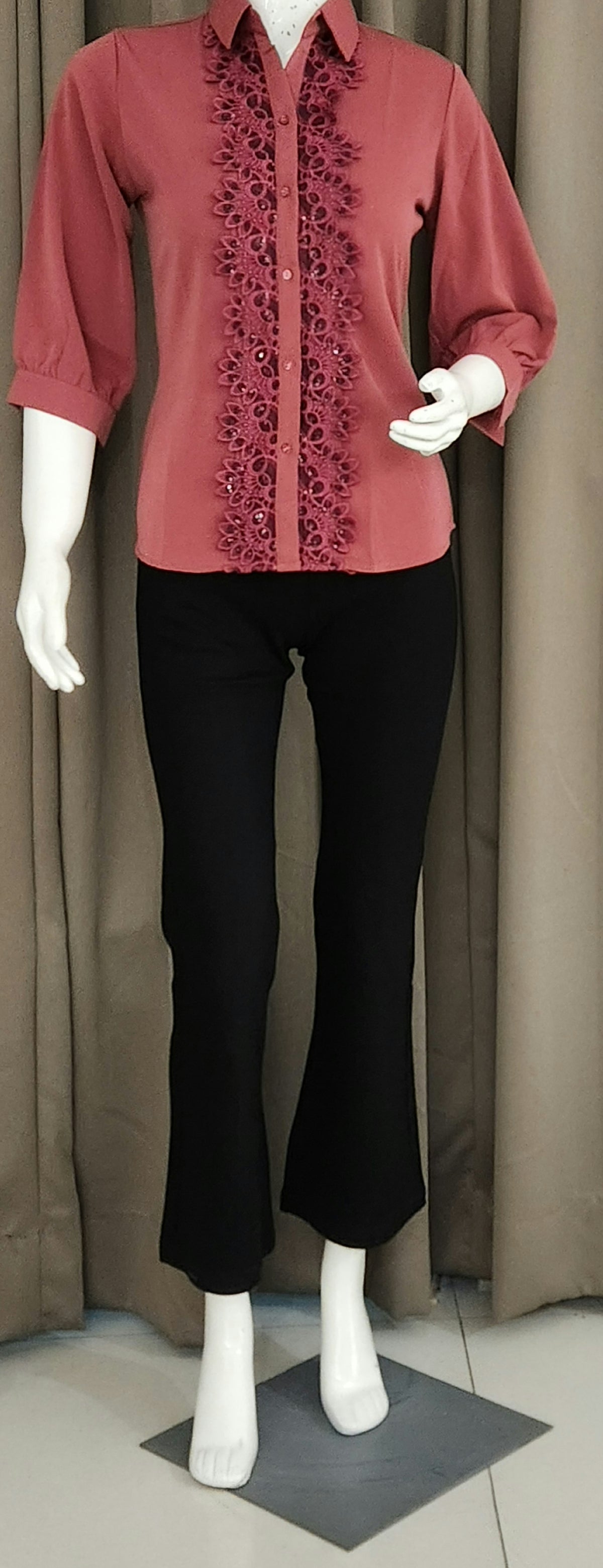 Coral Pink Top SSM9006