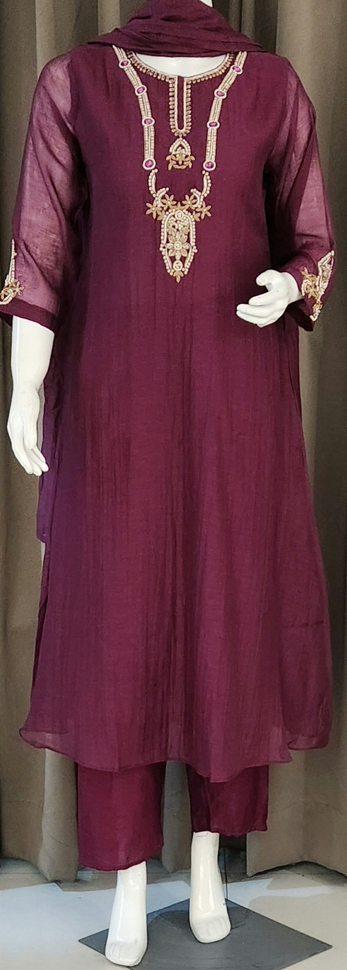 Wine Co-ord Set ACG5393
