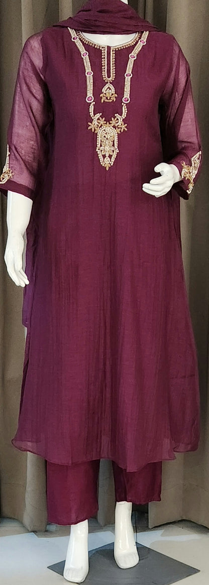 Wine Co-ord Set ACG5393