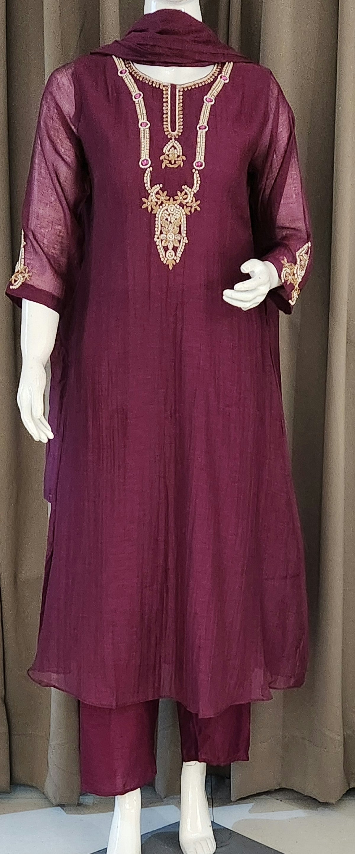 Wine Co-ord Set ACG5393
