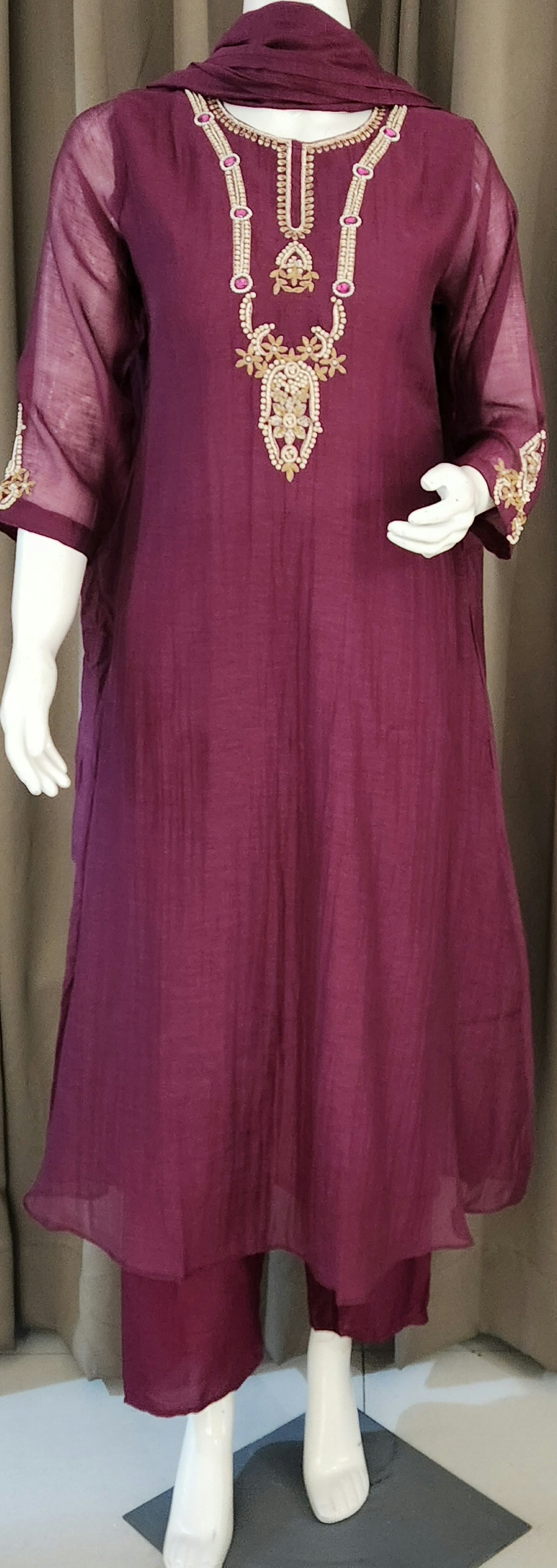 Wine Co-ord Set ACG5393