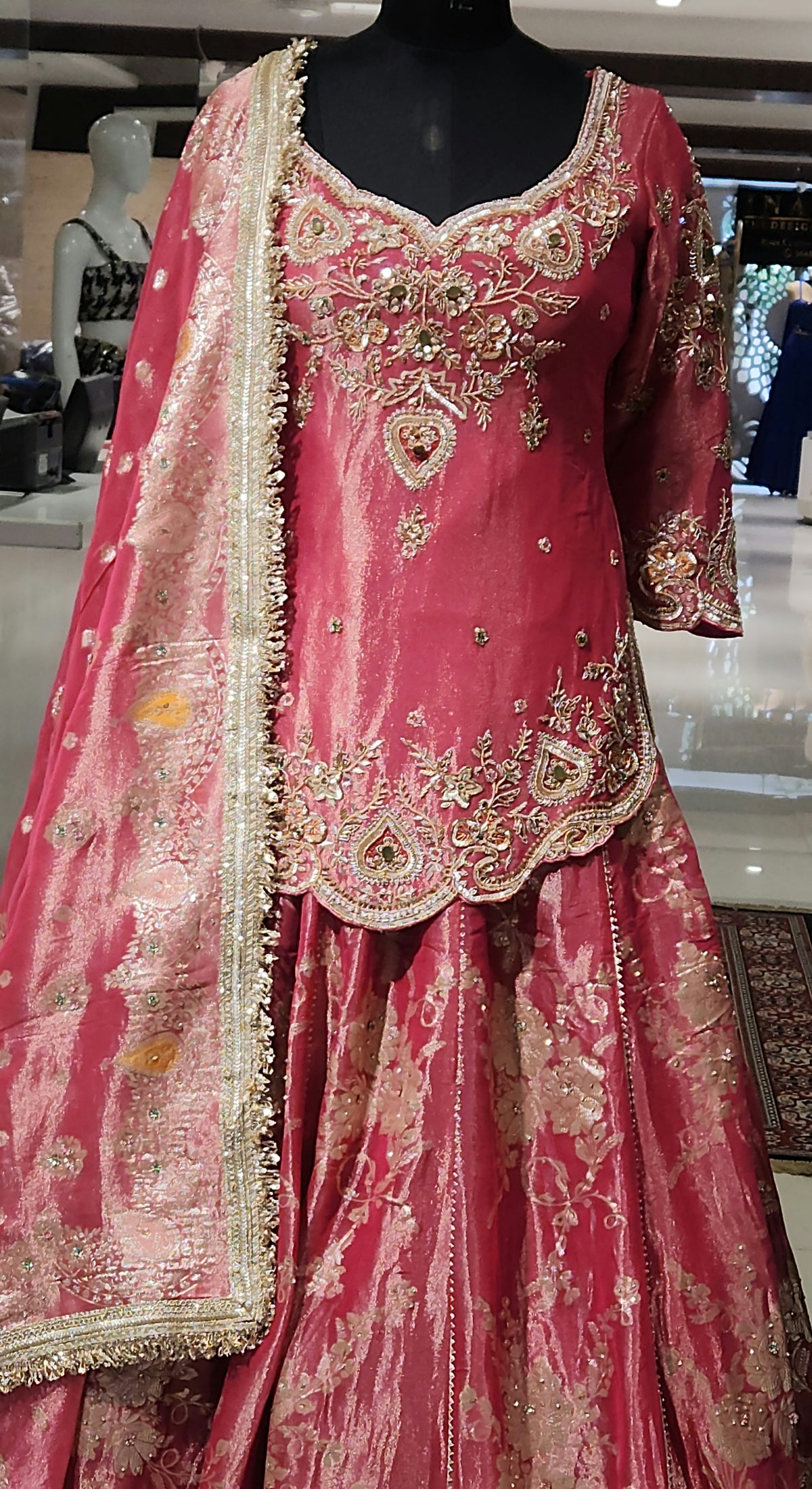 Red Lehenga AFAG1787