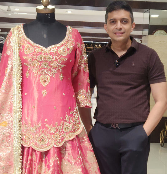 Red Lehenga AFAG1787