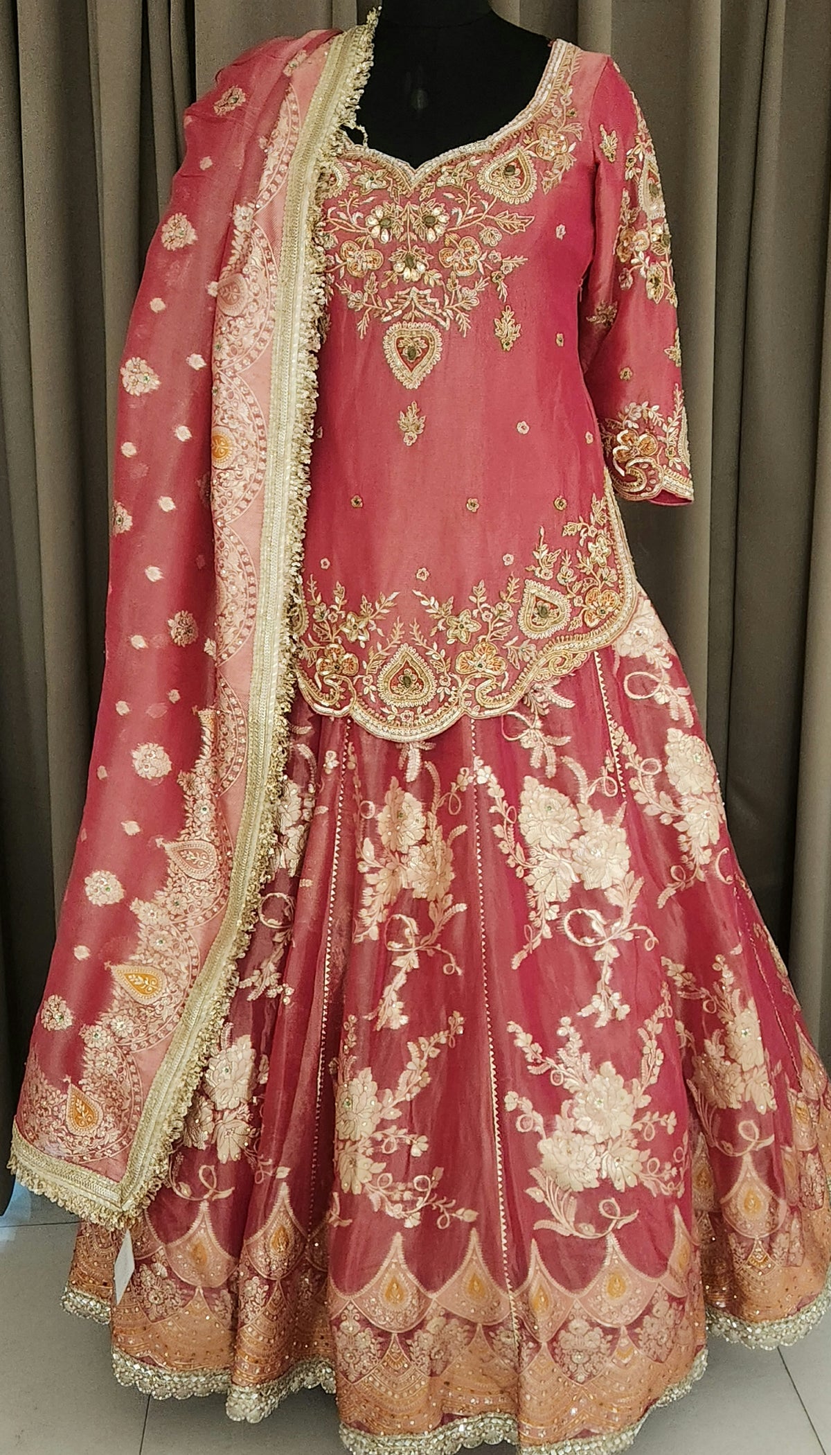 Red Lehenga AFAG1787