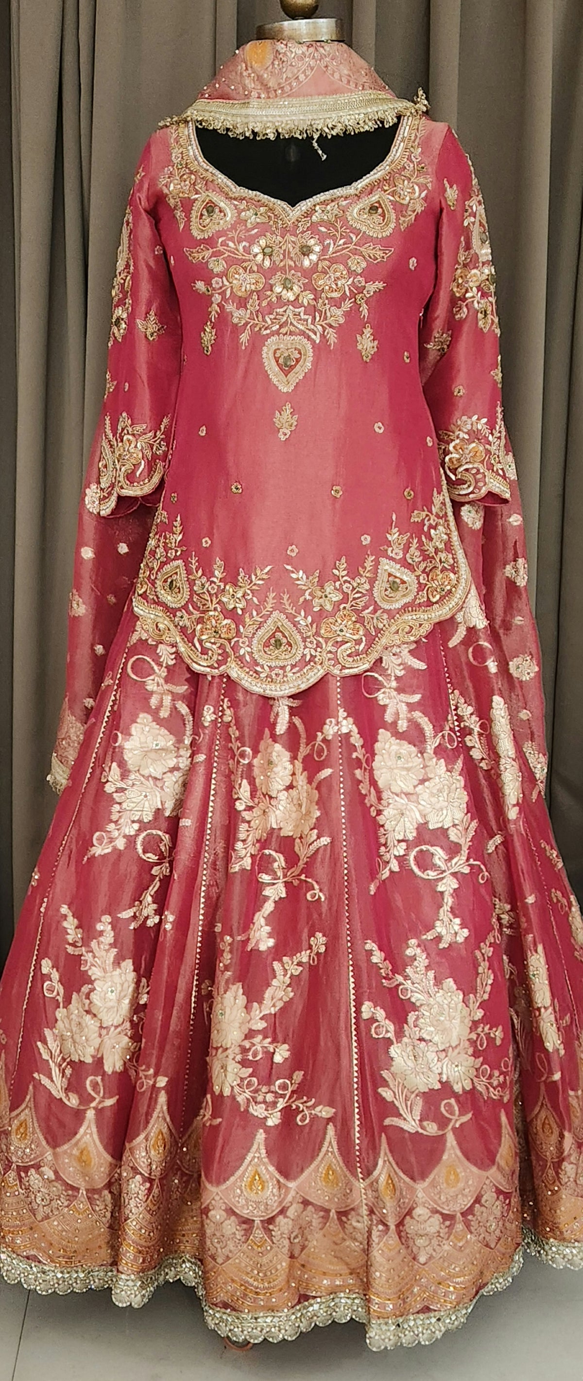 Red Lehenga AFAG1787