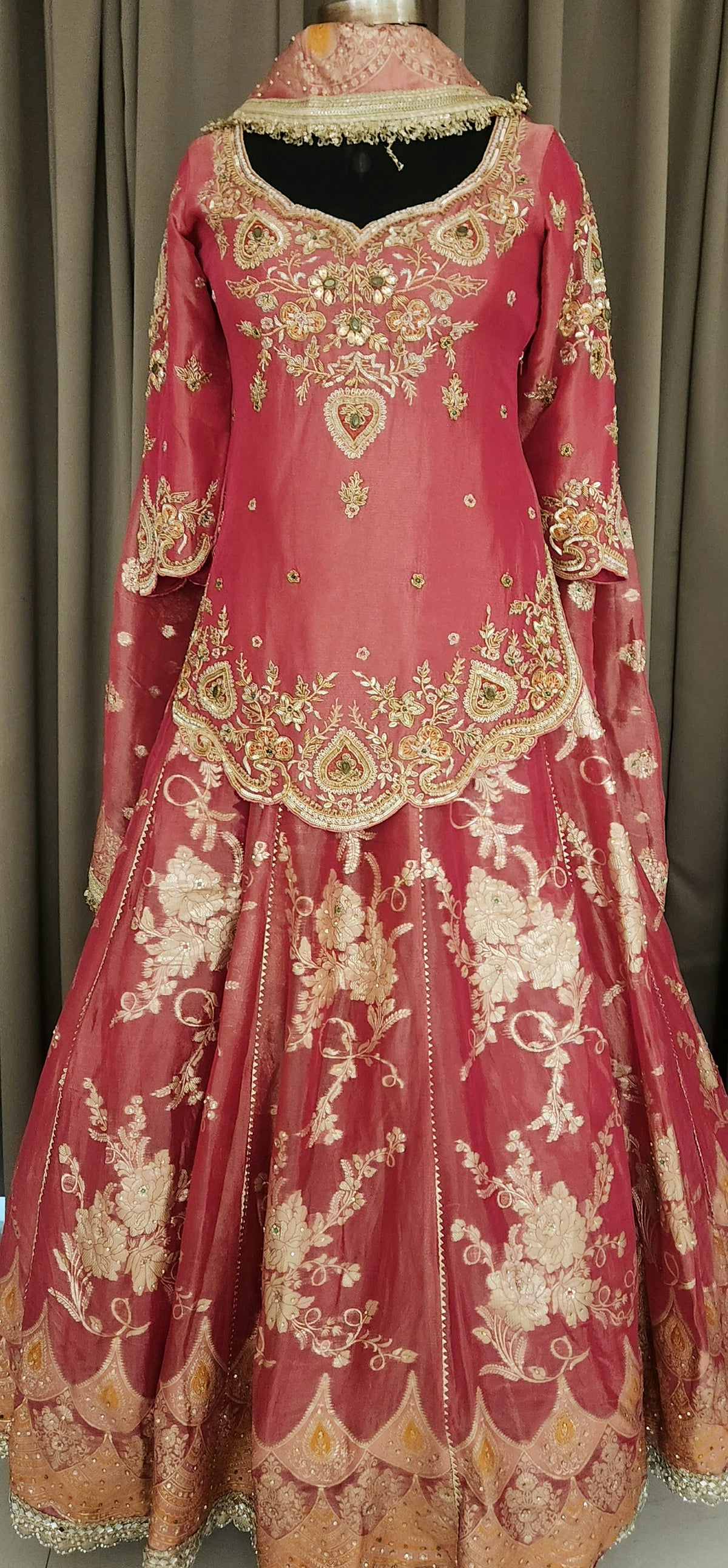 Red Lehenga AFAG1787