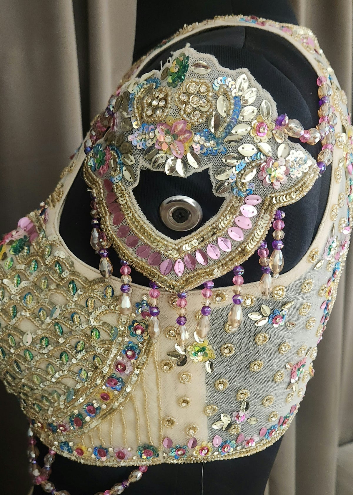 Cream Lehenga AfBS613