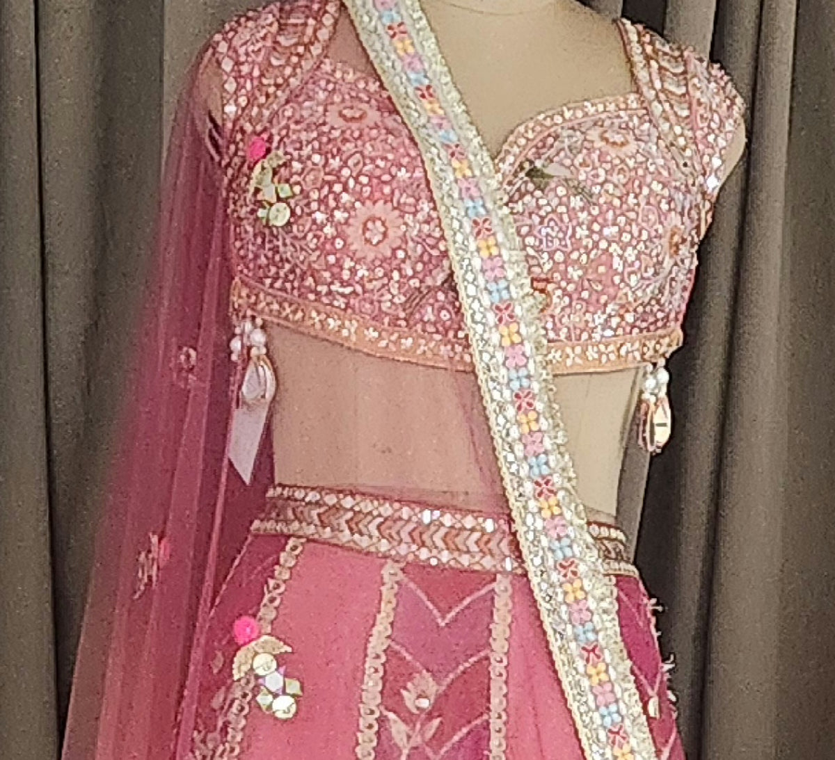 Pink Lehenga AF1477