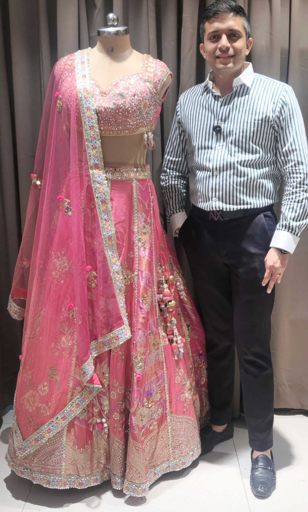 Pink Lehenga AF1477