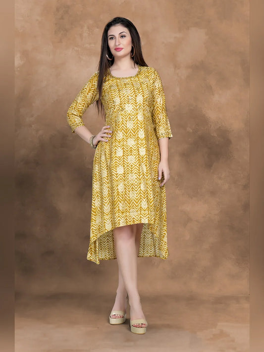 YELLOW KURTI
