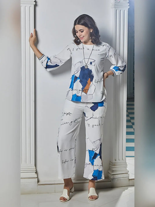 WHITE CO-ORD SET