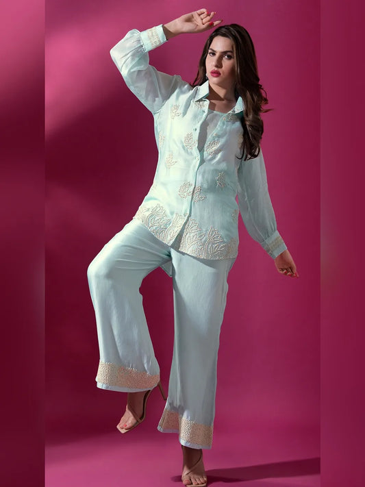 SKY BLUE CO-ORD SET