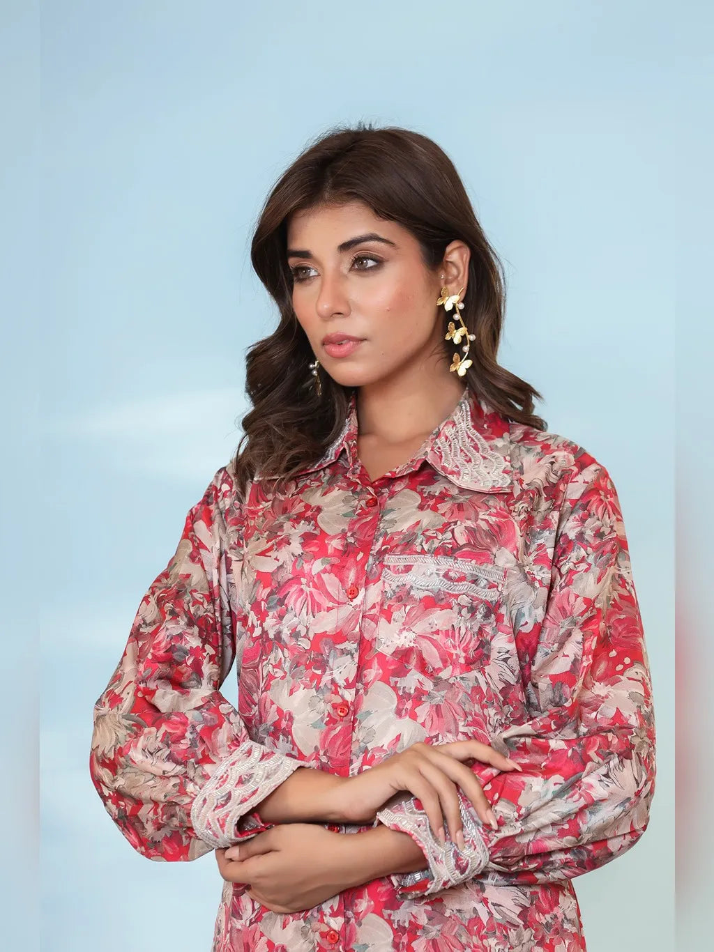 RED CO-ORD SET