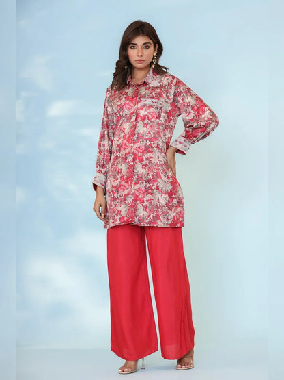 RED CO-ORD SET