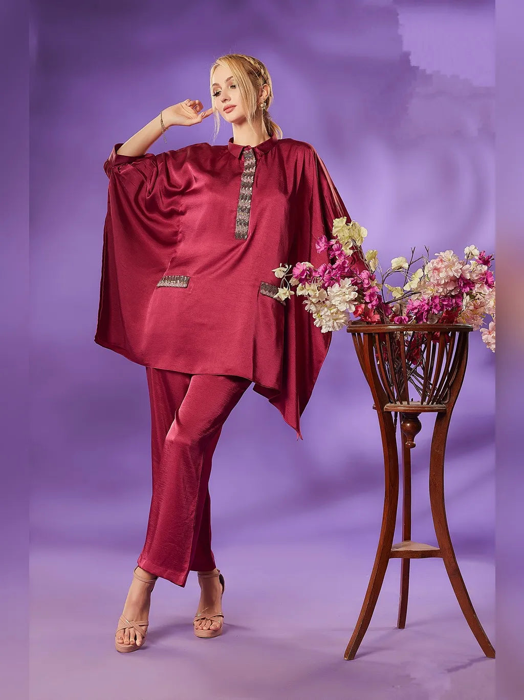 RED CO-ORD SET