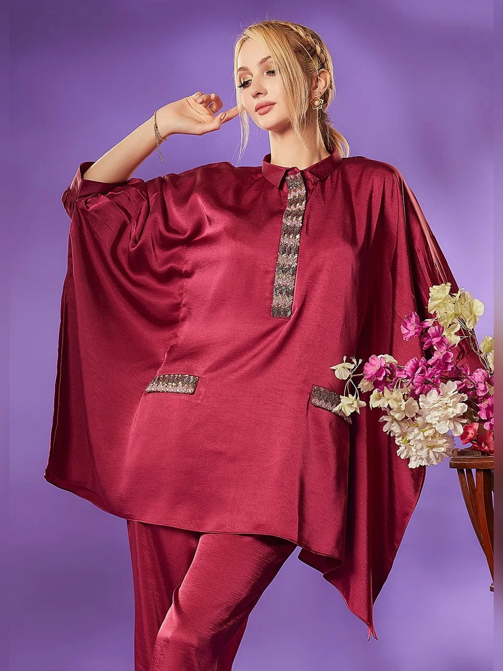 RED CO-ORD SET