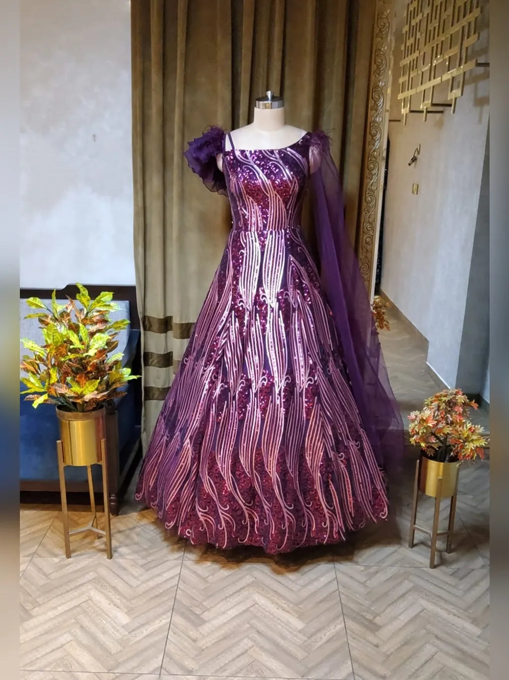 WINE GOWN