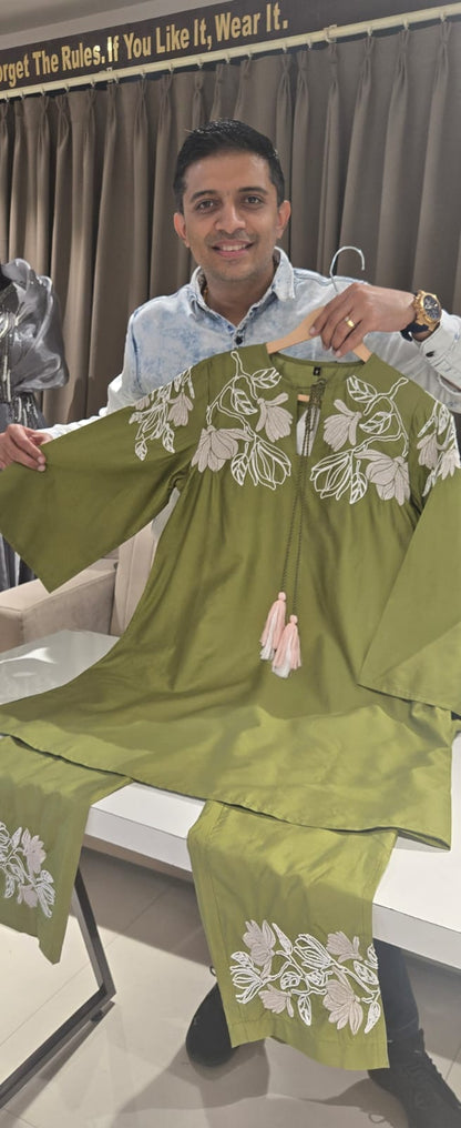 Green Co Ord Set SDJ1256